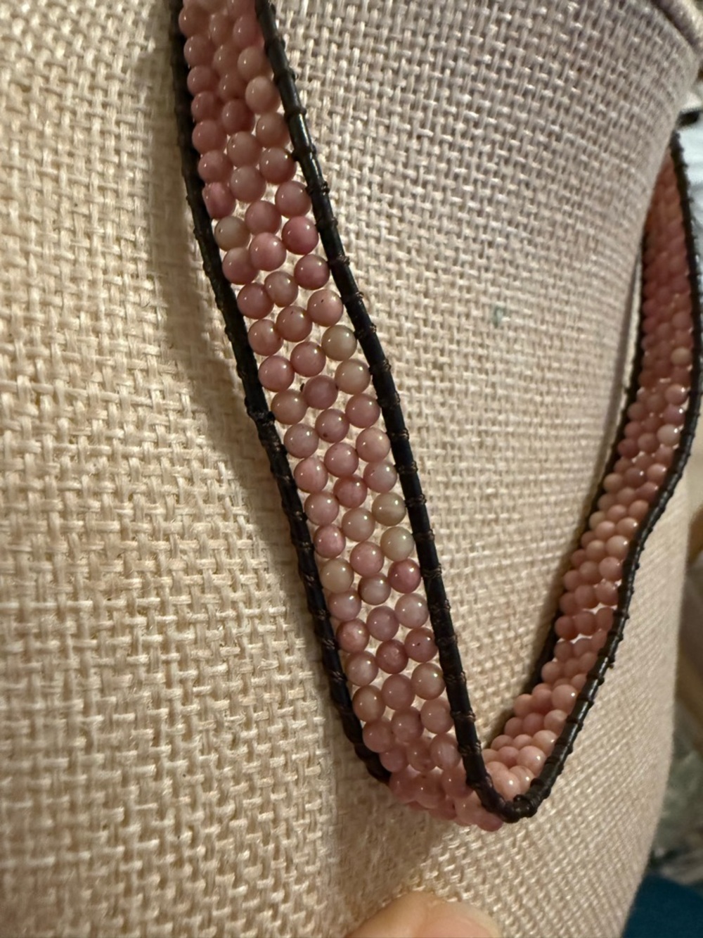 Lula Dharm Brass Button Leather Wrap Bracelet